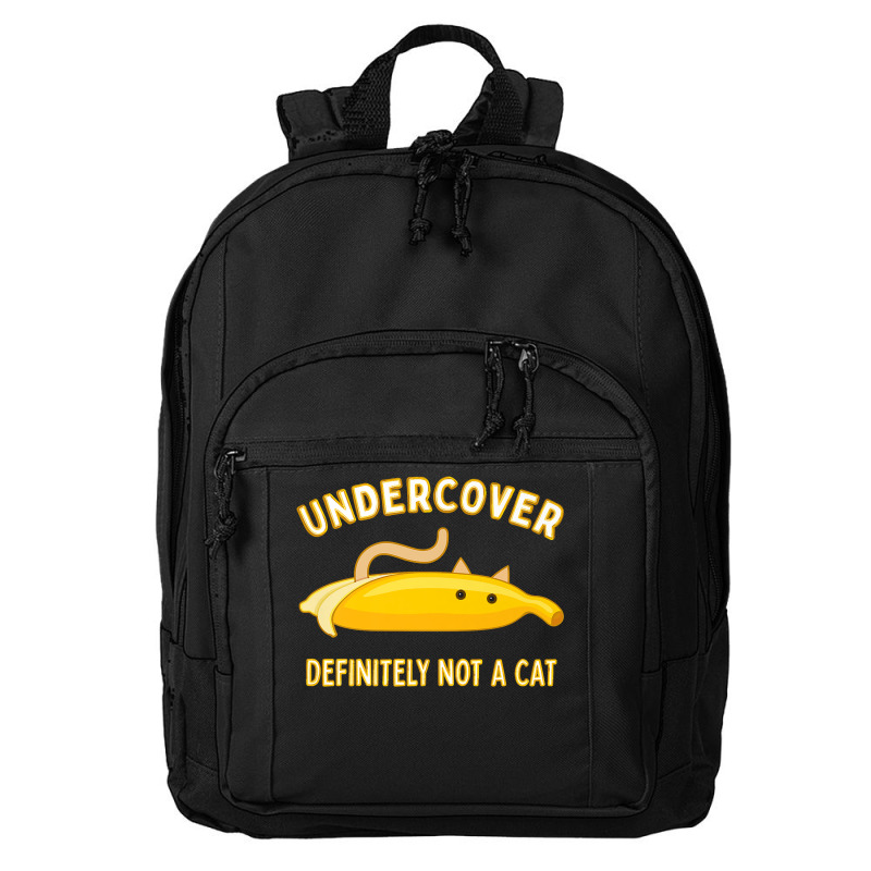 Undercover Definitely Not A Cat Funny Banana Lover Kitty Premium Basic Backpack | Artistshot