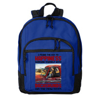 Dachshund Dog I Found Key To Happiness Surround Yourself With Dachshun Basic Backpack | Artistshot