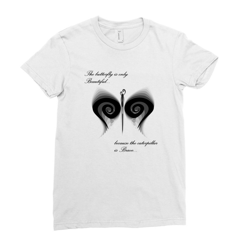 Butterfly Ladies Fitted T-shirt | Artistshot