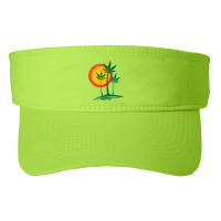 Beautiful Marijuana Weed Palm Tree Paradise Tank Top Fashion Visor | Artistshot