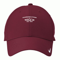 Title Ix 50th Anniversary U.s. Education Amendments Act 1972 T Shirt Nike Dri-fit Cap | Artistshot