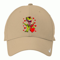 I Steal Hearts Valentines Day Boys Kids Dinosaur T Rex Lover T Shirt Nike Dri-fit Cap | Artistshot