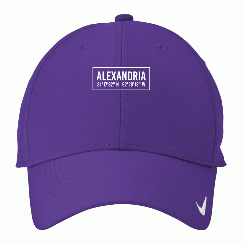 Alexandria La Louisiana Funny City Coordinates Home Gift T Shirt Nike Dri-FIT Cap by JahmayaWhittle | Artistshot