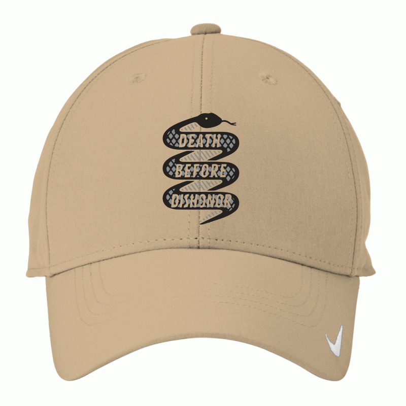 Death Before Dishonor   Marines Nike Dri-FIT Cap by ehpproduk | Artistshot