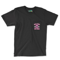 Bad Two The Bone Pink Skull Pink Ribbon Bad 2 The Pocket T-shirt | Artistshot