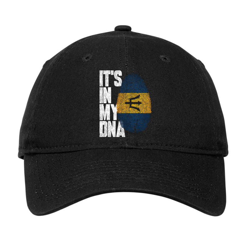 It's In My Dna Barbadian Proud Barbados Flag Adjustable Cap by moteestyle | Artistshot