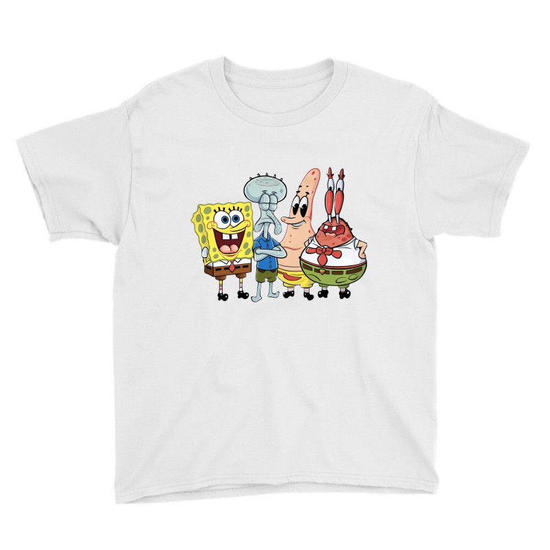 The Characters Are Spongebob, Patrick Star, Squidw Youth Tee by Sandy | Artistshot