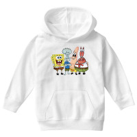 The Characters Are Spongebob, Patrick Star, Squidw Youth Hoodie | Artistshot