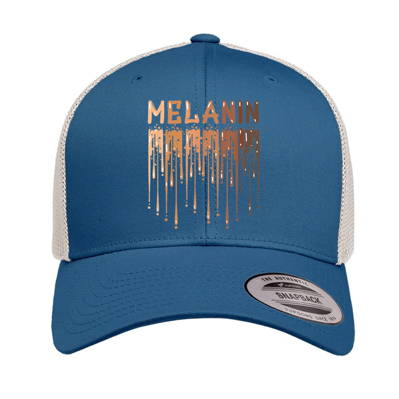 Drippin Melanin For Women Pride   Gifts Black History Month T Shirt Retro Trucker Cap | Artistshot