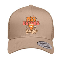 Retro Floral Thanksgiving Pies Before Guys T Shirt Retro Trucker Cap | Artistshot