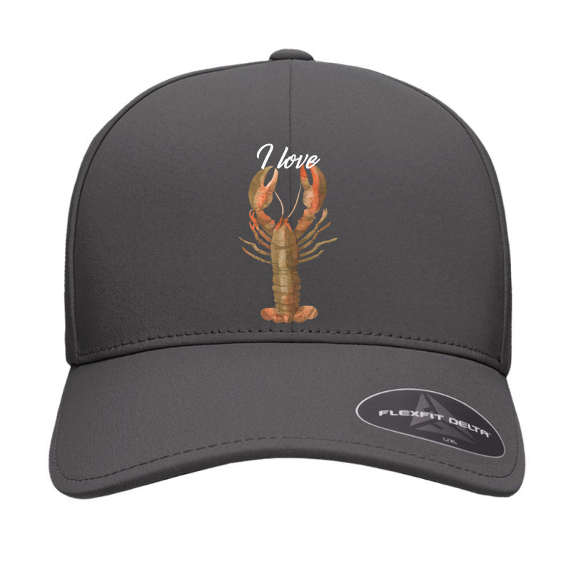 I Love Lobster Crustacean Lover T Shirt Seamless Cap | Artistshot