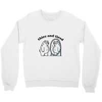 Thicc And Tired Bear Crewneck Sweatshirt | Artistshot