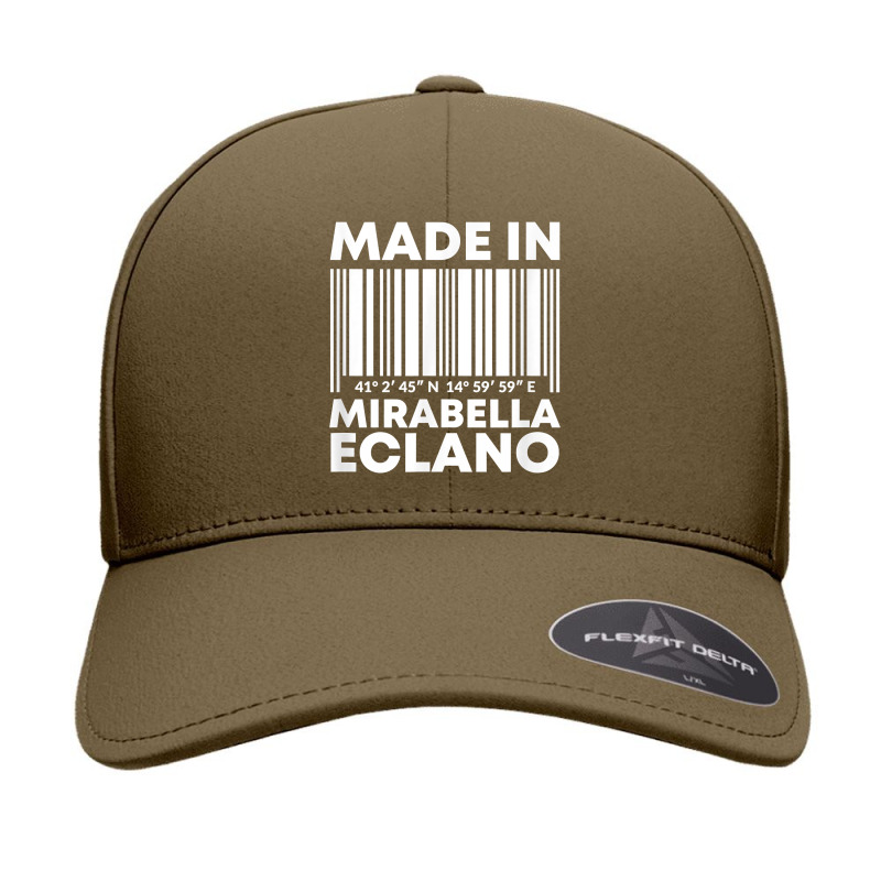 Made In Mirabella Eclano Barcode T Shirt Seamless Cap | Artistshot