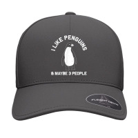 Funny Penguin Gift For Adults Women Men Him Seabird Lovers T Shirt Seamless Cap | Artistshot