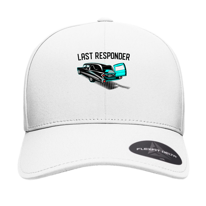 Last Responder Coroner Vintage Hearse Casket T Shirt Seamless Cap | Artistshot