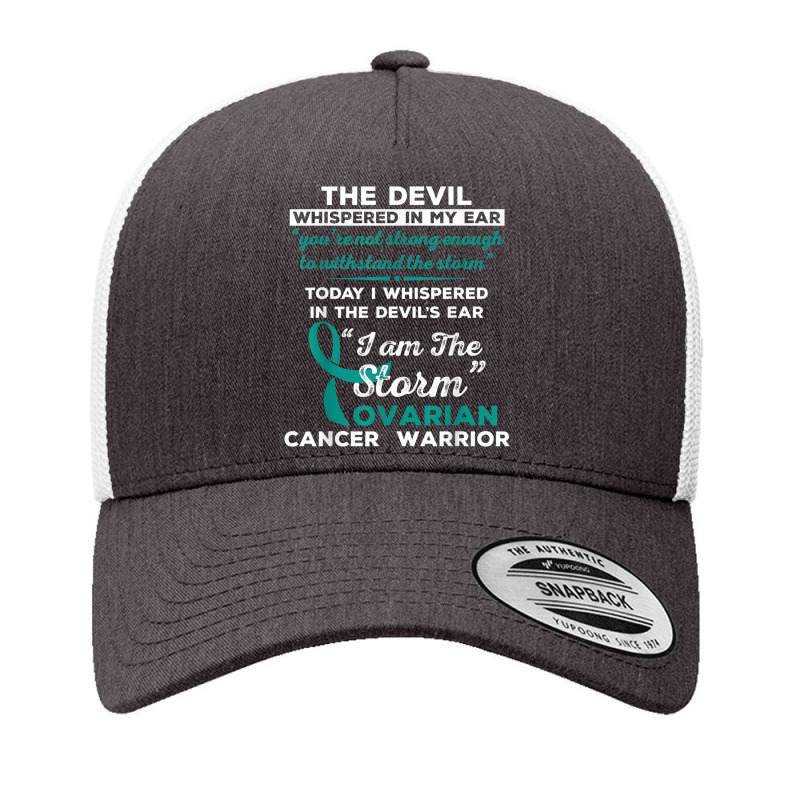 I Am The Storm Ovarian Cancer Warrior Yupoong Trucker Cap | Artistshot