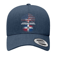 American Raised With Dominican Roots Republic T Shirt Yupoong Trucker Cap | Artistshot