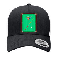 Pool Table T Shirt Billiards 8 Ball Cue Snooker Graphic Tee Yupoong Trucker Cap | Artistshot