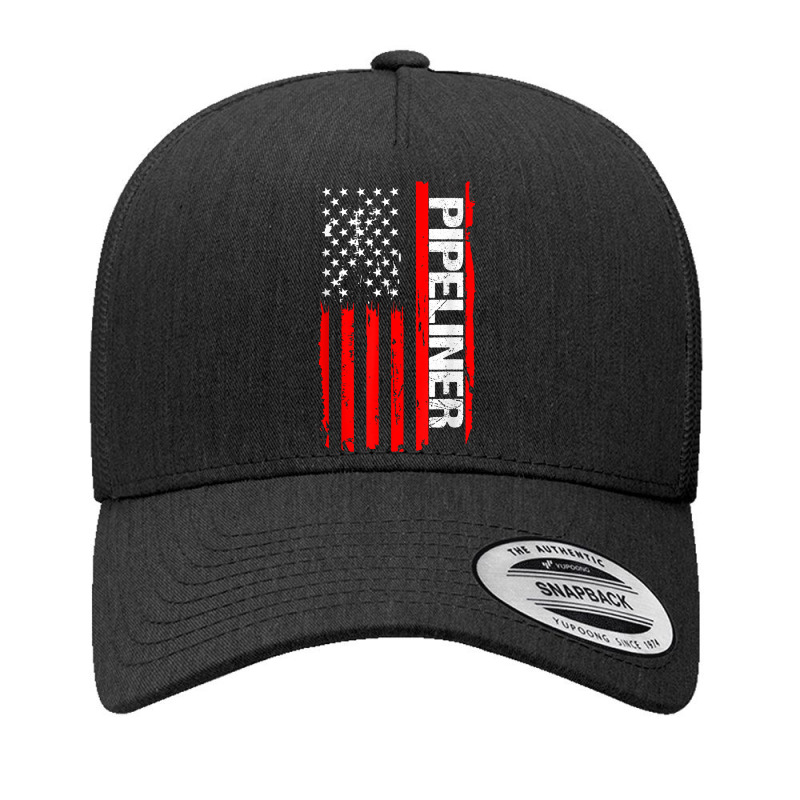 Pipeliner American Flag Welder Pipeline T Shirt T Shirt Yupoong Trucker Cap | Artistshot