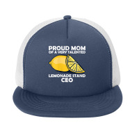 Womens Proud Mom Of A Very Talented Lemonade Stand Ceo V Neck T Shirt Foam Snapback Hat | Artistshot