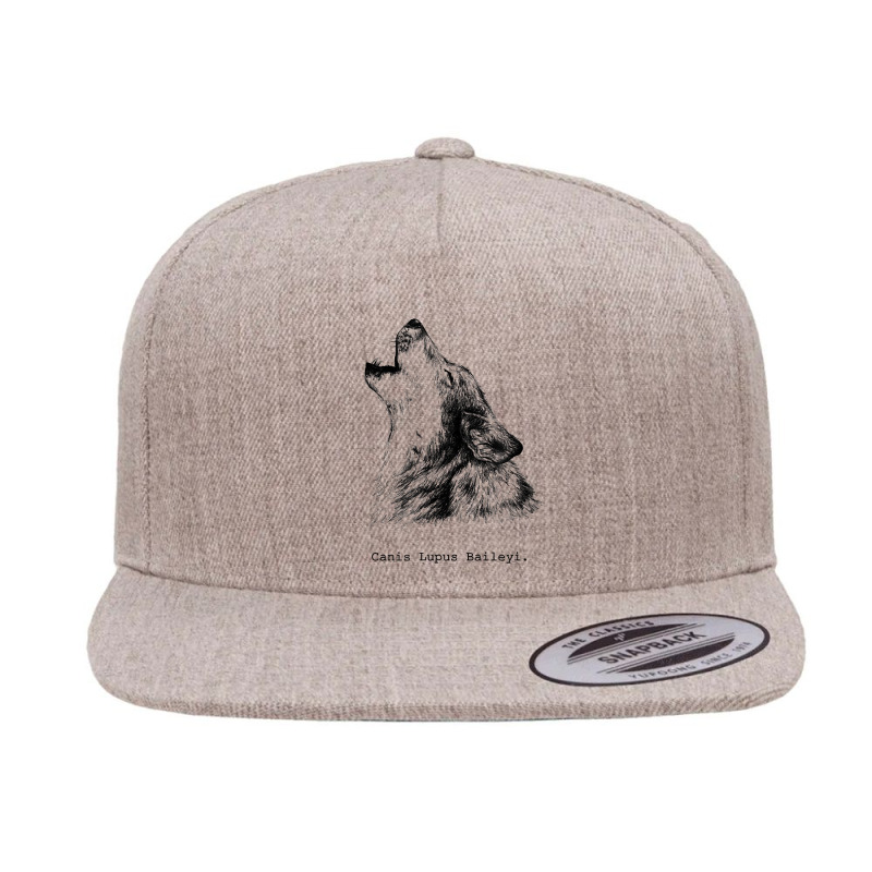 Howling Wolf Lobo Aullando Sketchy Gift Dogs & Nature Lovers T Shirt 5 panel snapback cap by rillanerby | Artistshot