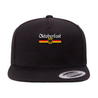 Oktoberfest German Beer Men Women Vintage German Flag T Shirt 5 Panel Snapback Cap | Artistshot