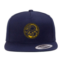 Golden Chinese Dragon Gift Shirt Martial Arts Asian Culture Retro Vint 5 Panel Snapback Cap | Artistshot