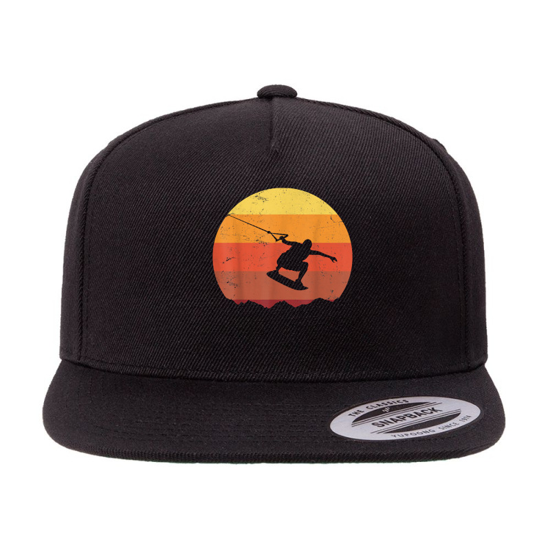 Wakeboard T Shirt 5 Panel Snapback Cap | Artistshot