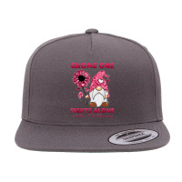 Gnome One Fight Alone Burgundy Ribbon Sickle Cell Awareness 5 Panel Snapback Cap | Artistshot