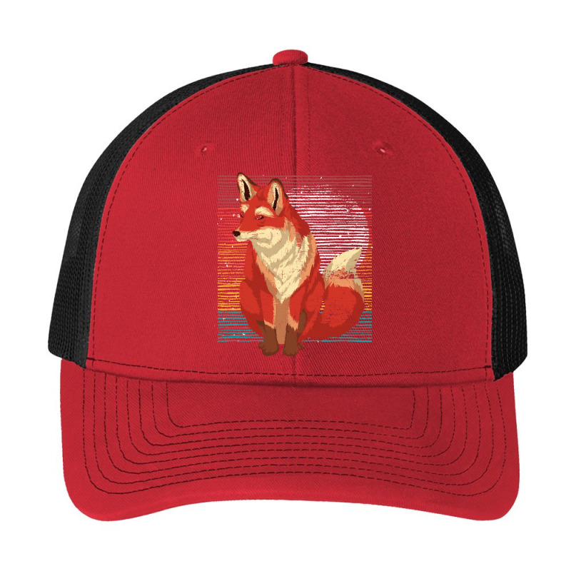 Fox T  Shirt Retro Fox Lover Nature Wildlife Forest Animal Fox T  Shir Pa Trucker Cap by unwieldystatement | Artistshot