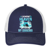 I Know Heaven Is A Beautiful Place They Have My Grandma Premium T Shir Pa Trucker Cap | Artistshot