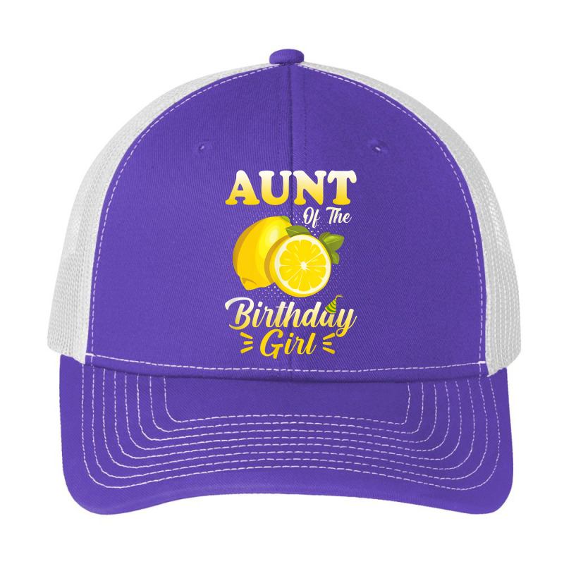 Lemonade Theme Aunt Of The Birthday Girl Matching Family T Shirt Pa Trucker Cap by RosalbaIncorvaia | Artistshot