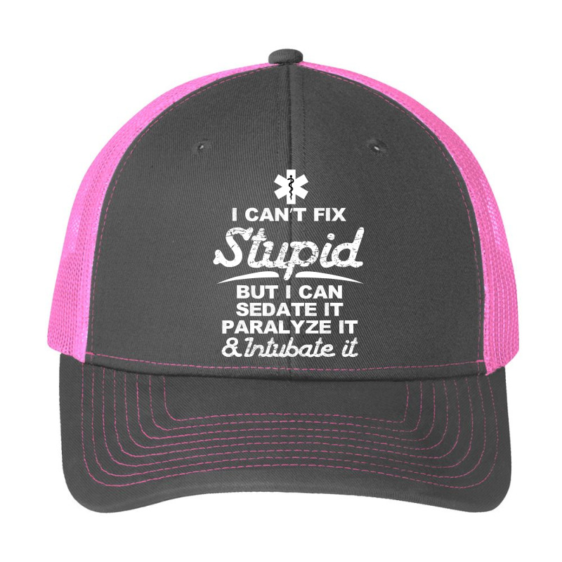 Paramedic Emt Gift Can Sedate And Paralyze Stupid Funny Ems Pa Trucker Cap by CUSER3146 | Artistshot