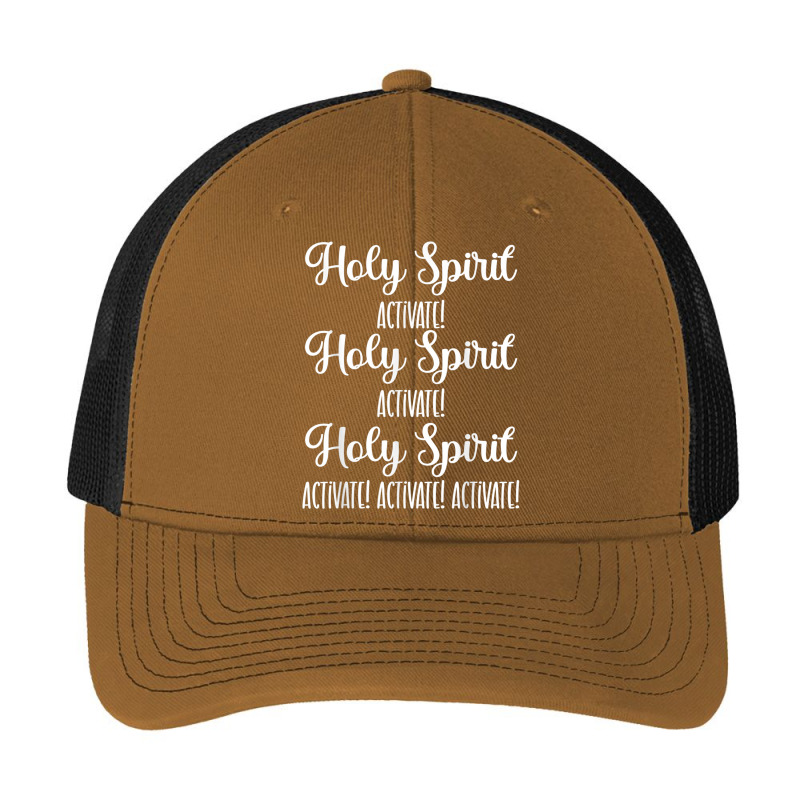 Holy Spirit Activate Shirt Christian Apparel Christian Mens Funny Pa Trucker Cap | Artistshot