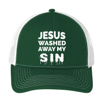 Jesus Washed Away My Sin Bible Verse Christian Gift Lover Gifts Pa Trucker Cap | Artistshot