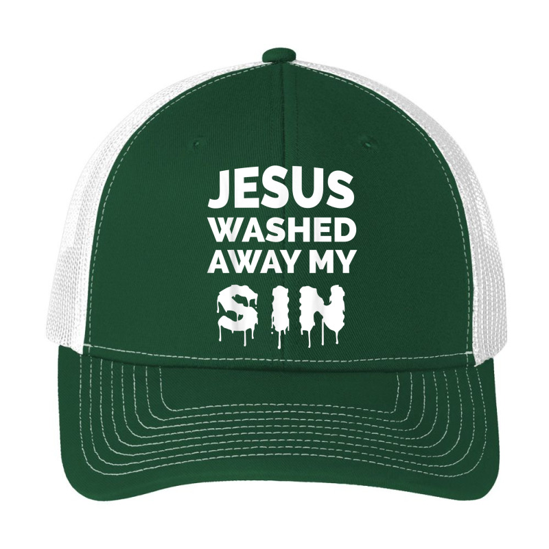 Jesus Washed Away My Sin Bible Verse Christian Gift Lover Gifts Pa Trucker Cap by Aria-Proctor | Artistshot