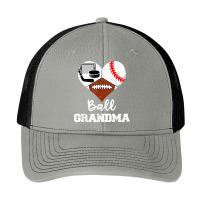 Ball Grandma Heart Funny Football Baseball Hockey Grandma T Shirt Pa Trucker Cap | Artistshot