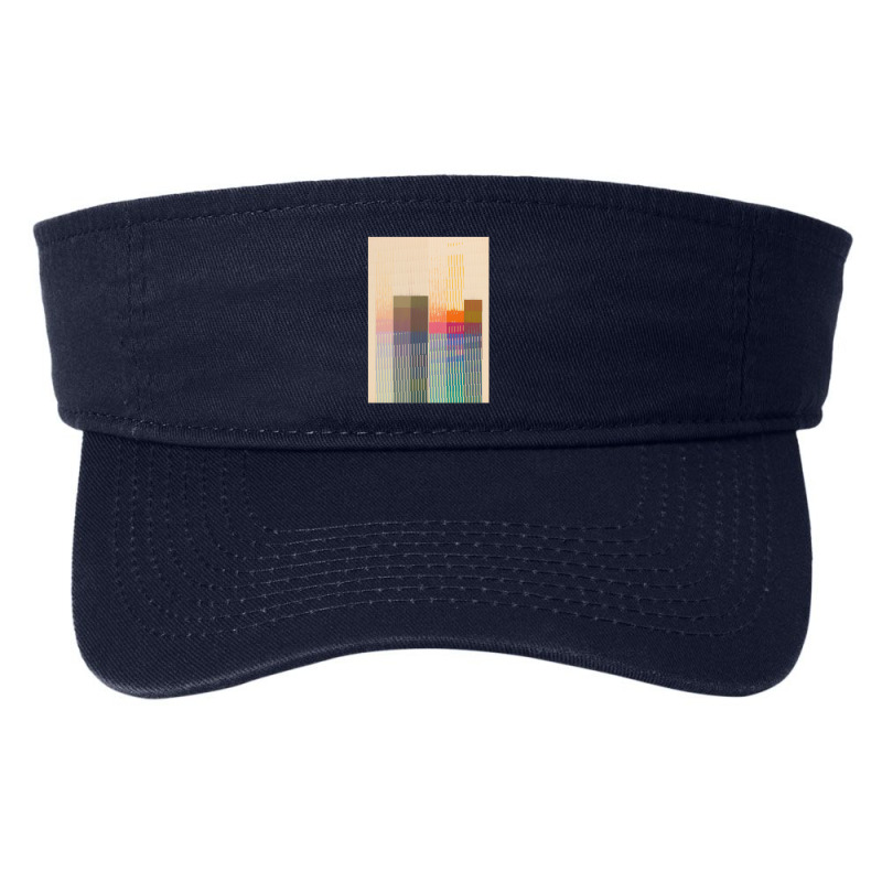 Aesthetic Vector Skyline Graphic Design Fashion Visor | Artistshot