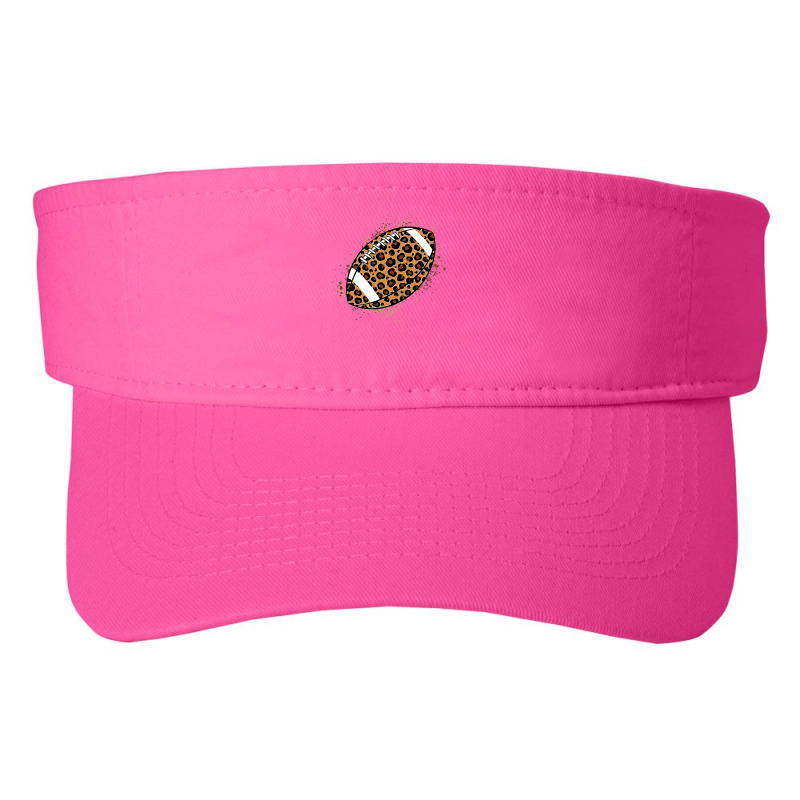 Football Leopard Football 15 Fashion Visor by offensejuggler | Artistshot