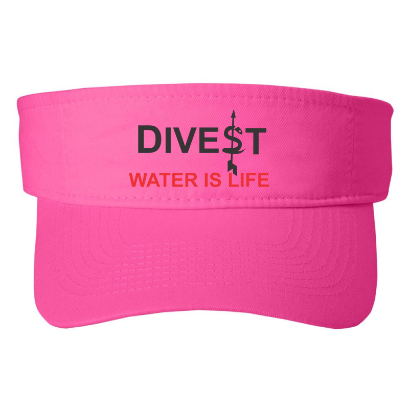 Divest Water Is Life [tw] Fashion Visor by milkisunato | Artistshot