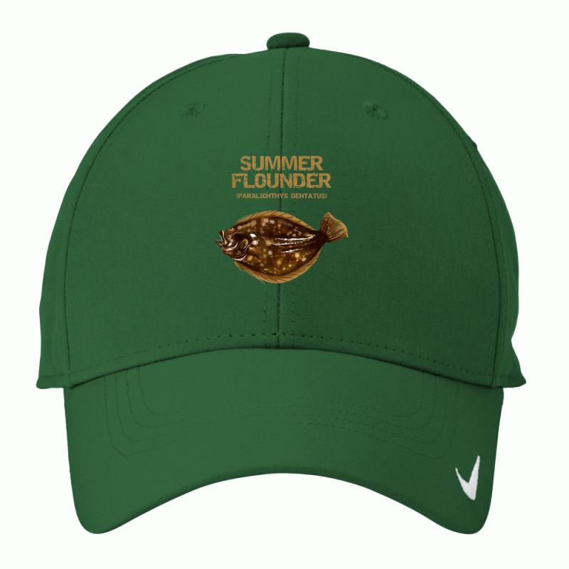 Summer Flounder Fishing T Shirt Nike Dri-fit Cap | Artistshot