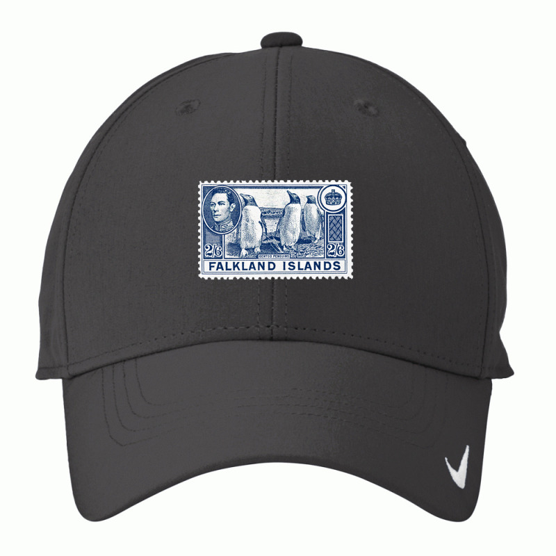 Vintage Falkland Islands Postage Stamp Design Nike Dri-FIT Cap by sabitung | Artistshot