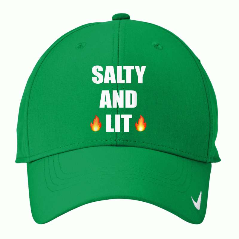 Salty And Lit T Shirt Christian Bold Faith Hope Joy Tee Nike Dri-fit Cap | Artistshot