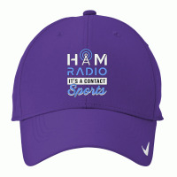 Ham Radio It's A Contact Sports Amateur Operator Ham Radio T Shirt Nike Dri-fit Cap | Artistshot