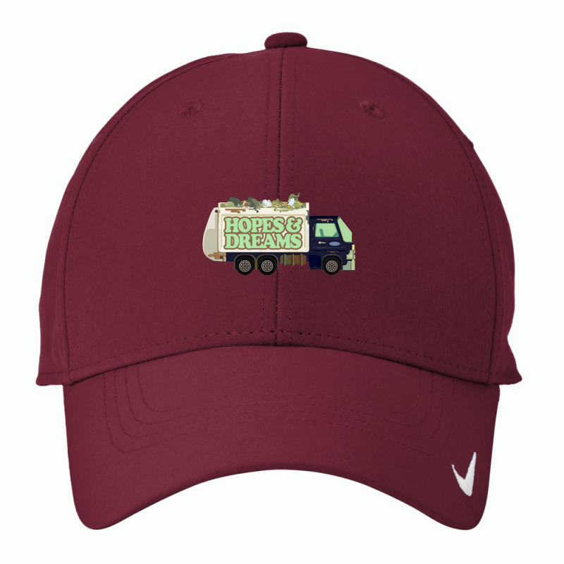 Hopes & Dreams Garbage Truck Funny Nihilism Design Nike Dri-FIT Cap by gusjigangkudus | Artistshot