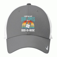 Funny Dad Jokes Database Pun Best Dad Humor Fathers Day T Shirt Nike Dri-fit Cap | Artistshot