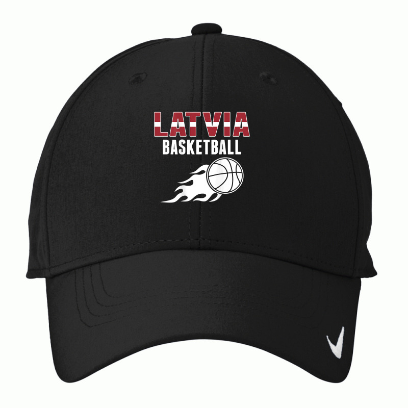 Latvia Basketball Fans Jersey   Latvian Flag Summer Sports T Shirt Nike Dri-FIT Cap by tamarogbbrazee4 | Artistshot