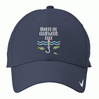 Hooked On Clearwater Lake   Missouri T Shirt Nike Dri-fit Cap | Artistshot