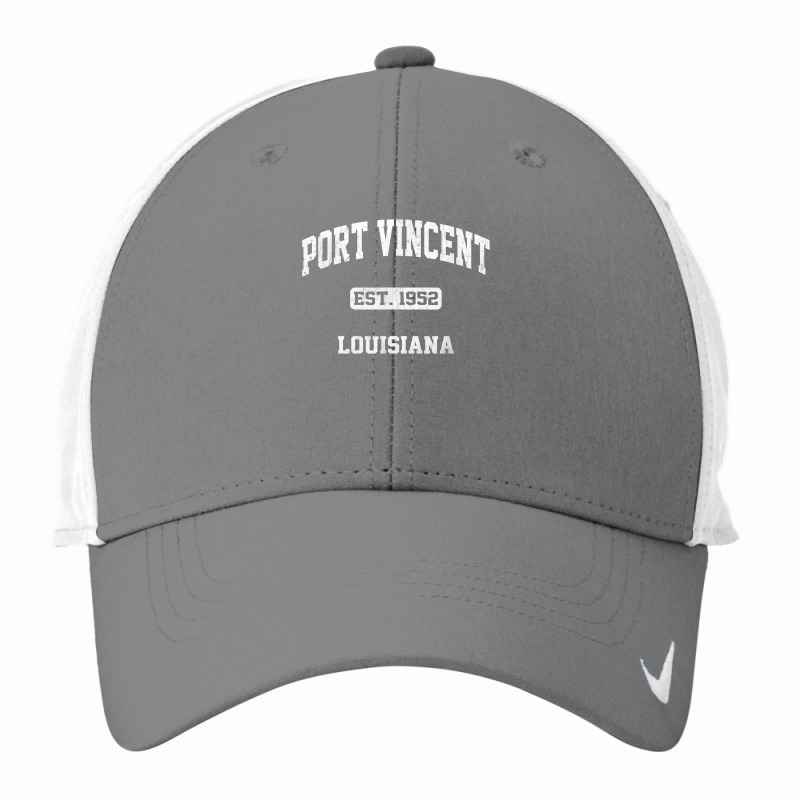 Port Vincent Louisiana La Vintage State Athletic Style T Shirt Nike Dri-fit Cap | Artistshot