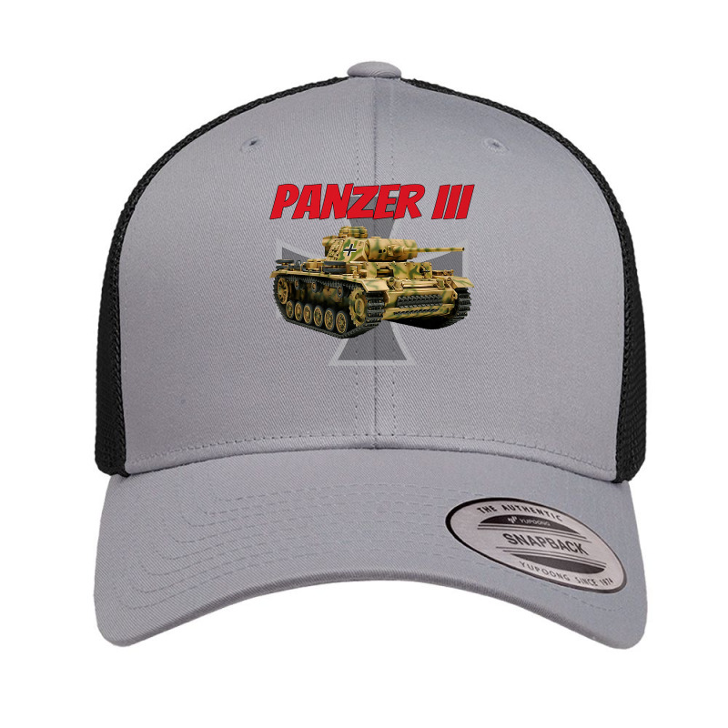 Ww2 German Panzerkampfwagen Iii Tank Panzer 3 Boys Kids Men Premium T Retro Trucker Cap by cm-arts | Artistshot